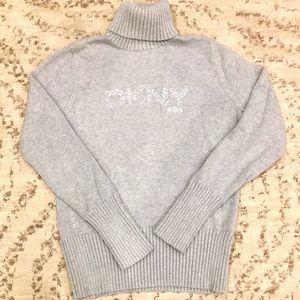 Grey Turtleneck Sweater